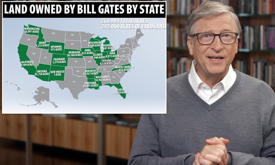 Bill Gates diventa il più grande proprietario di terreni agricoli negli Stati Uniti.