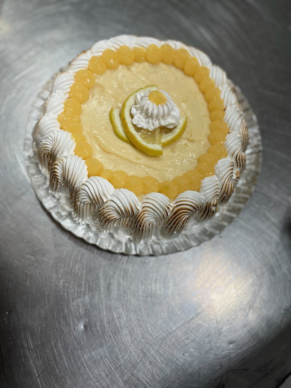 Tarta de Crema de Limón y Merengue