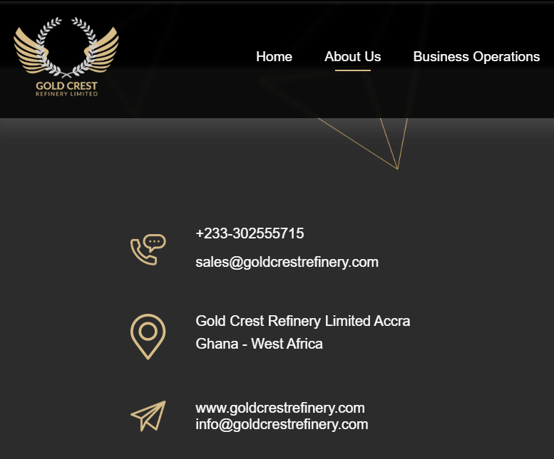 www goldcrestrefinery com Daten aus Archiv Juli 2021