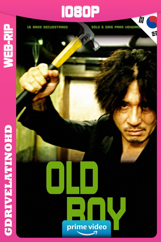Oldboy: Cinco Días para Vengarse (2003) WEBRip 1080p Coreano-Inglés-Castellano