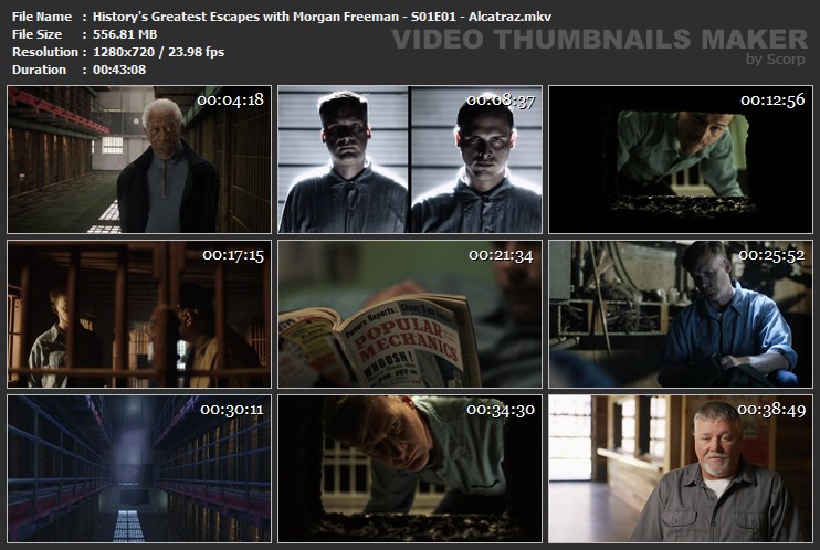 History's Greatest Escapes with Morgan Freeman - S01E01 - Alcatraz.mkv