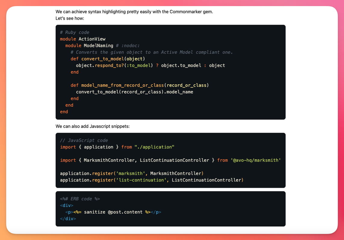Syntax highlighting with a custom TmTheme using Commonmarker