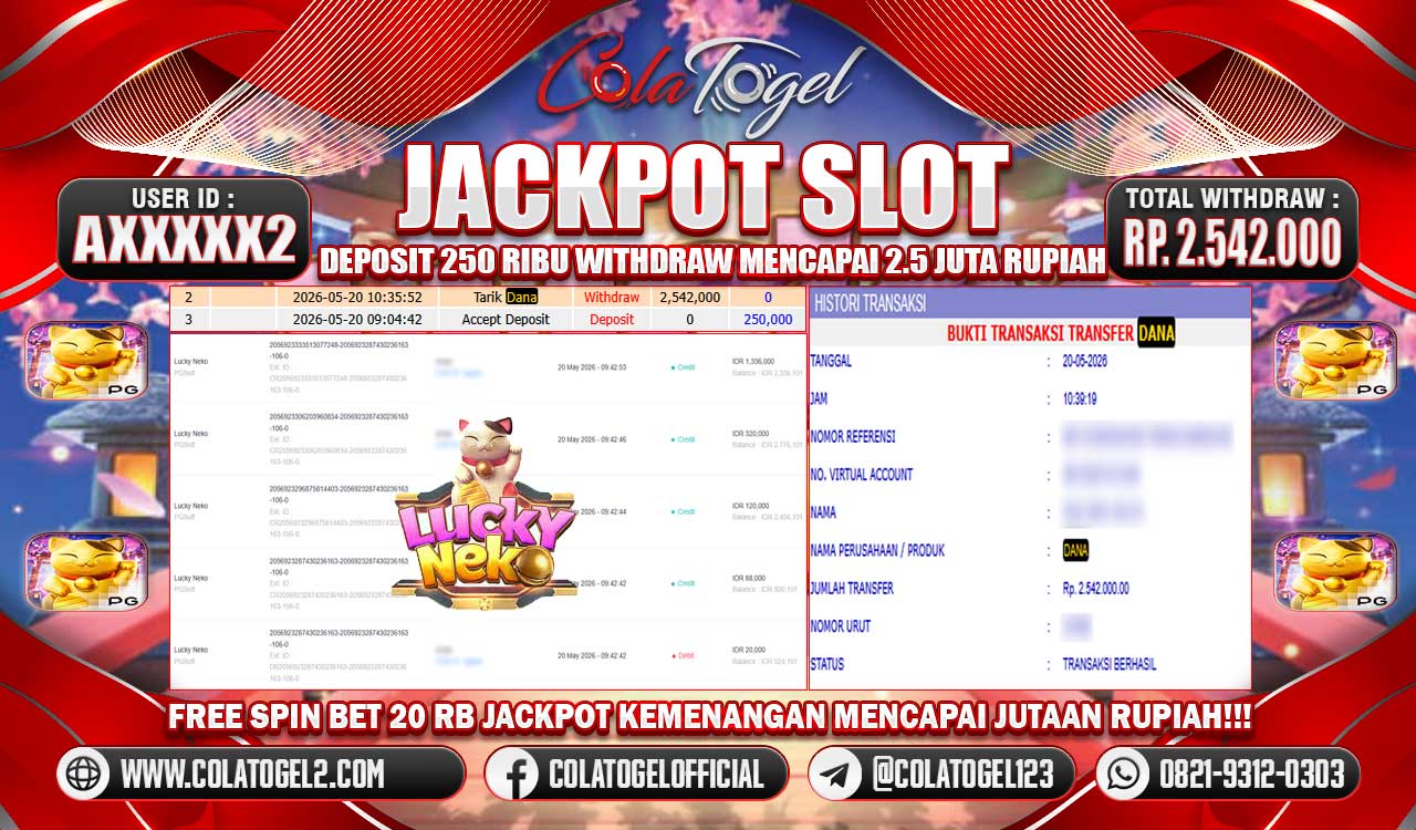 JACKPOT SLOT GACOR!!