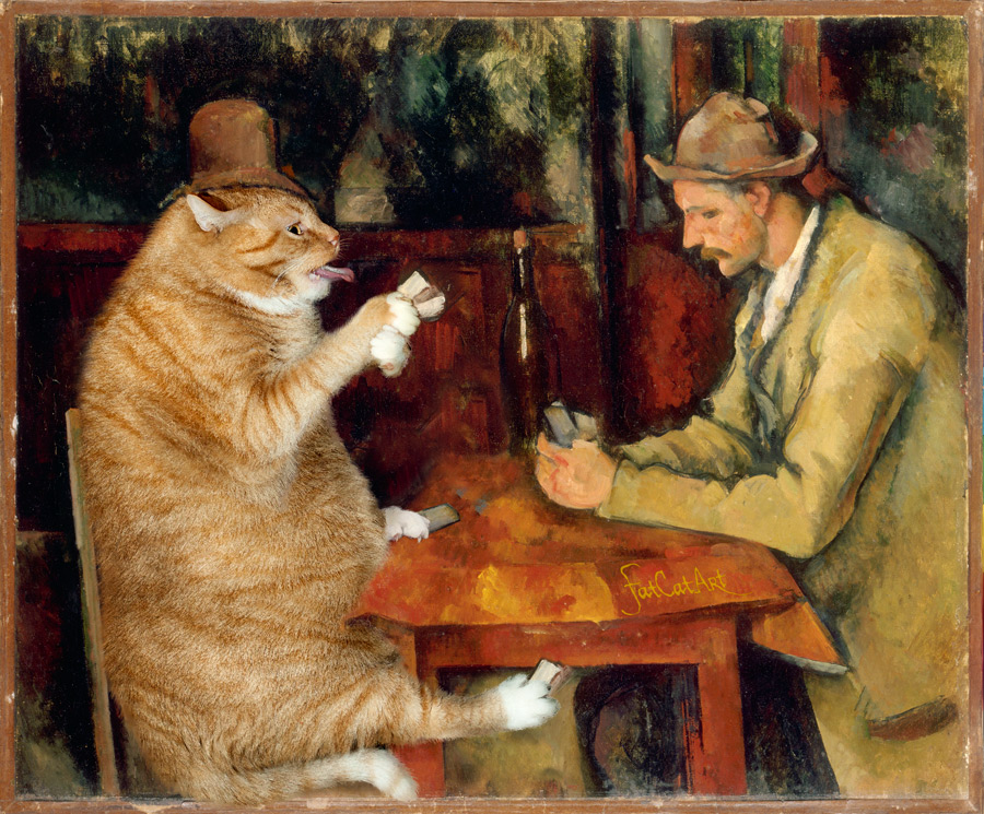 Cezanne-Cat-Card-Players-w