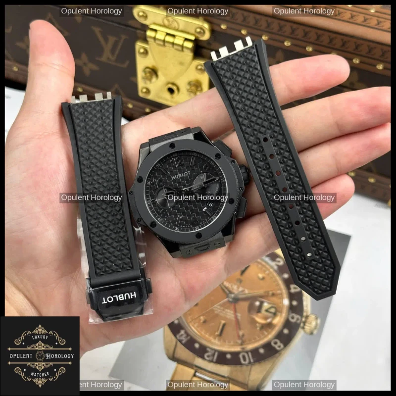 Hublot Big Bang 20th Anniversary Ceramic All Black Chronograph Automatic 43mm