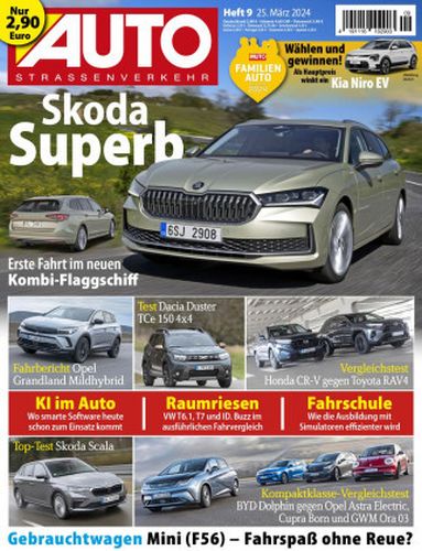 Cover: Auto Strassenverkehr Magazin No 09 vom 25  März 2024