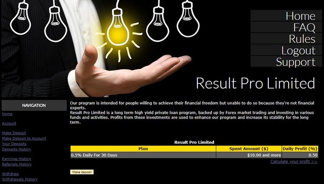 Result Pro Limited - Resultpro.trade Resultpro