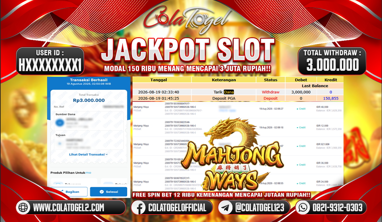 JACKPOT SLOT GACORR!!