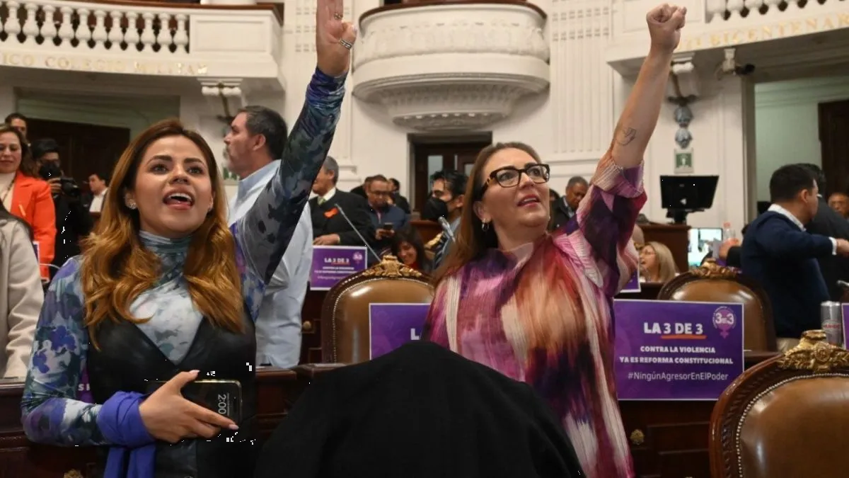 Congreso de CDMX aprueba Ley 3 de 3 contra violencia de género