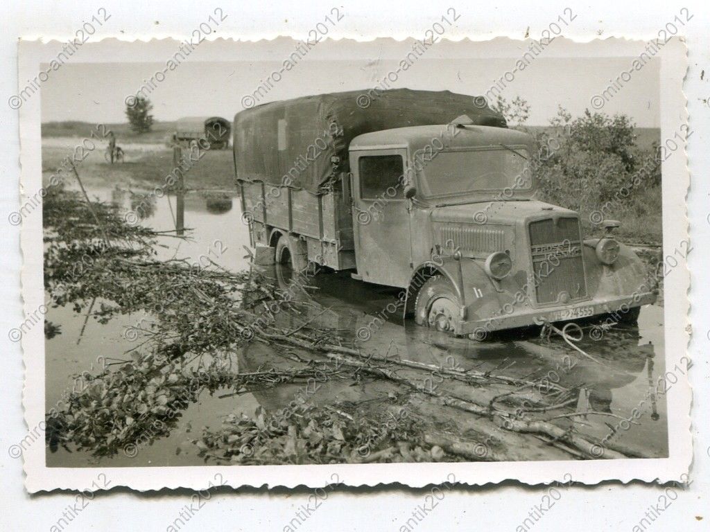 Foto, Wehrmacht, LKW, Fross-Büssing E 3000, Vorm