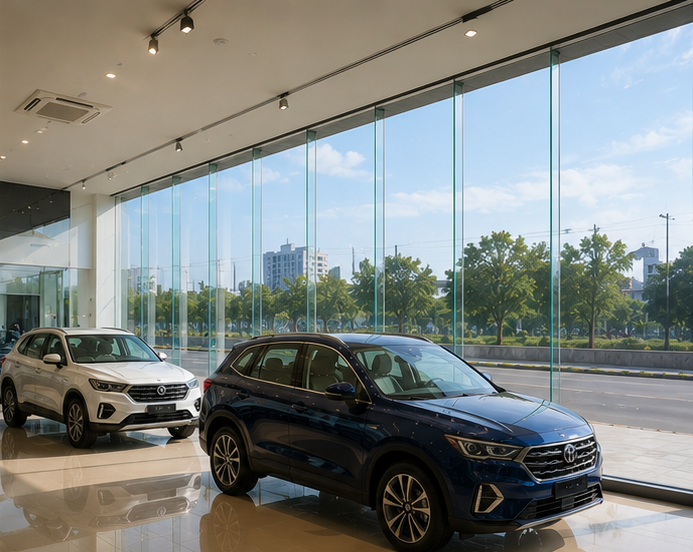 Automobile Showroom Glass Film