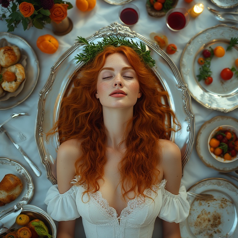 Garden wedding Redhair 0 05