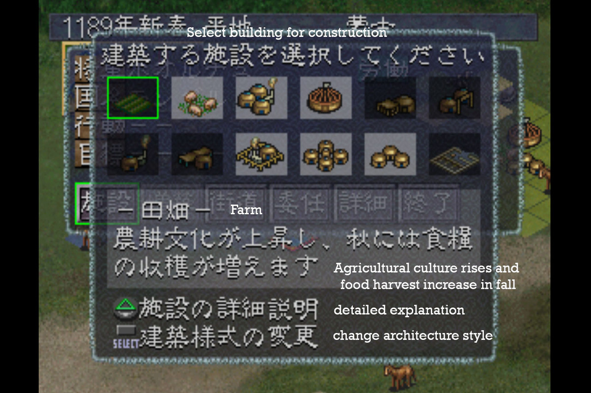 Genghis Khan IV - Building Farm Description