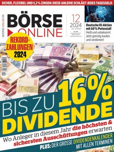 Cover: B&ouml;rse Online Finanzmagazin No 12 vom 21  M&auml;rz 2024