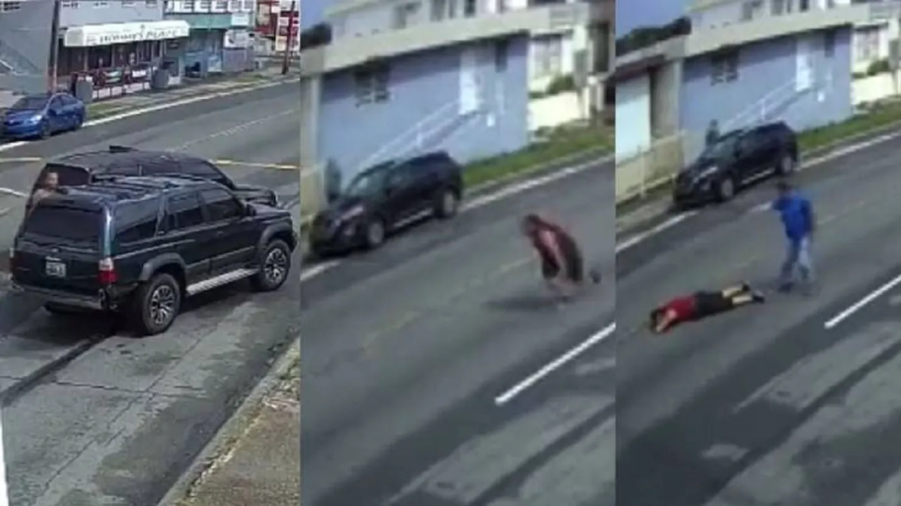 Hombre asesinó a tiros a conductor en plena calle, este es el video del crimen