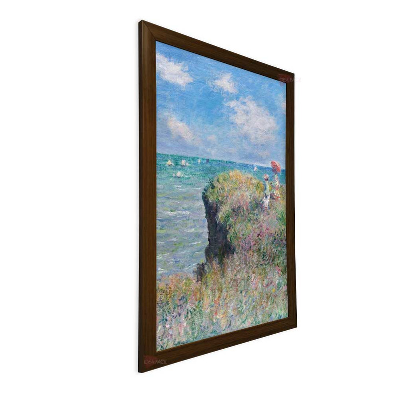art0220The Cliff Walk at Pourville Claude Monet Vertical