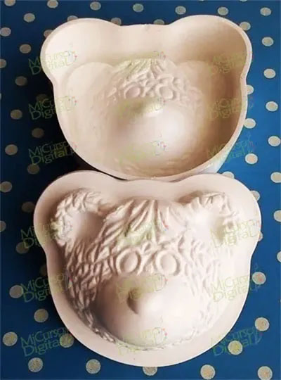 Molde para goma foami oso osos dulce oso