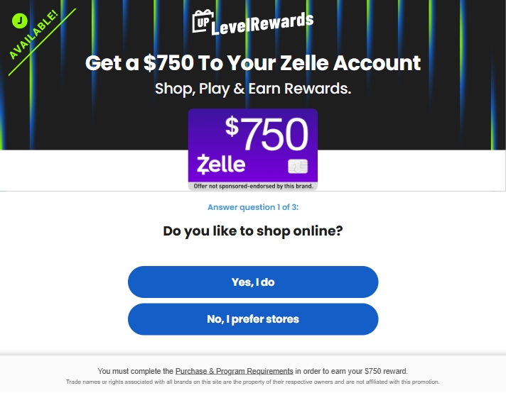 UpLevelRewards - Zelle