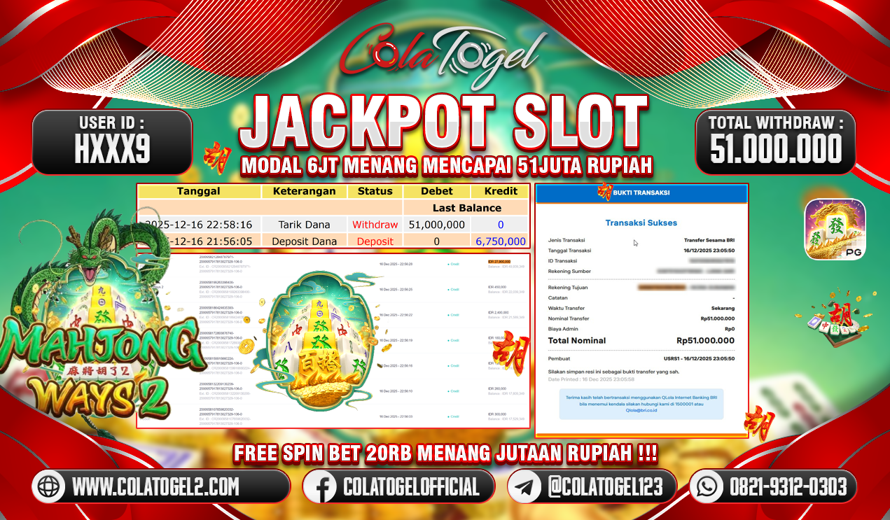 JACKPOT SLOT GACOR!!