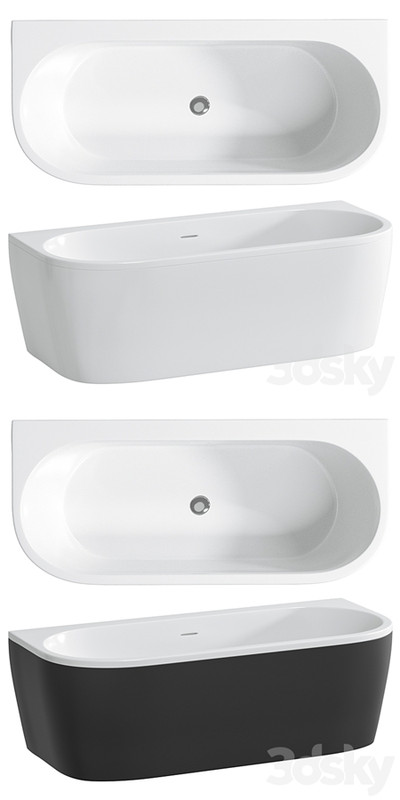 Bathtubs CEZARES SLIM WALL