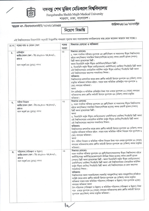 BSMMU-Job-Circular-2023-PDF-1