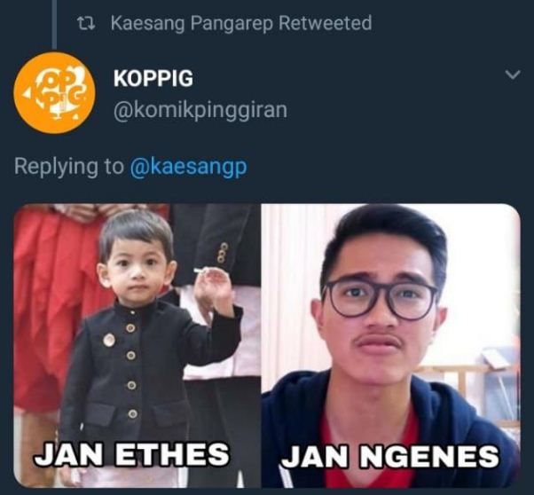 Cuitan Kaesang