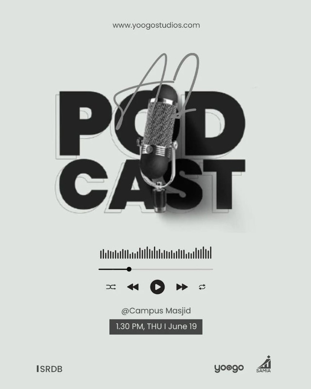 Podcast Event Poster