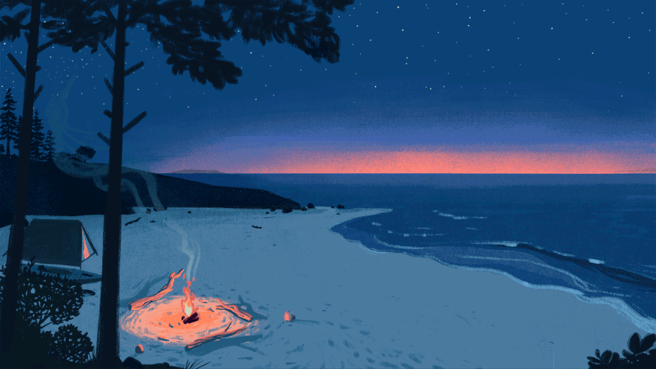 Eternal Afterglow Beach