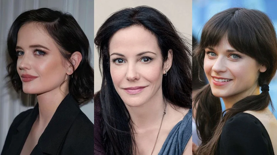 Exemple de femme hiver froid en colorimétrie 12 saisons Exemple de femme hiver froid en colorimétrie 12 saisons