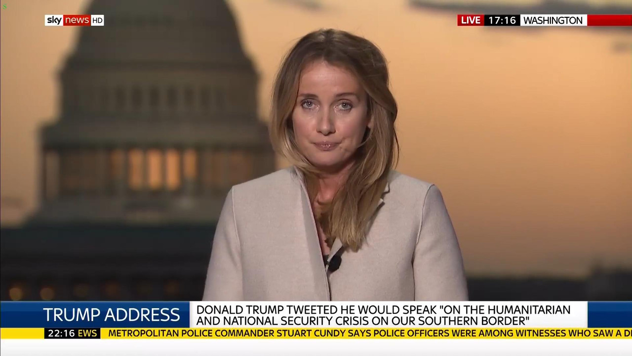 08 January - 22.00.00 - Sky News At 10. Anna Botting with the ma