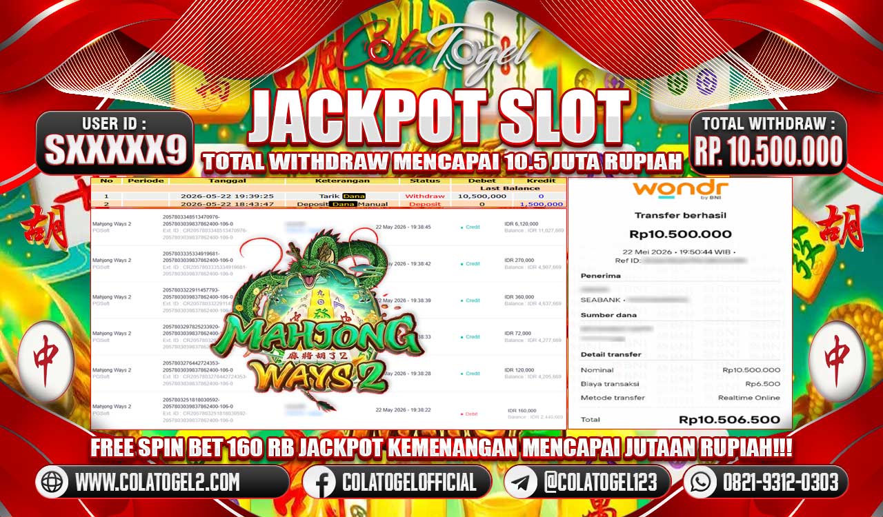JACKPOT SLOT GACOR!!