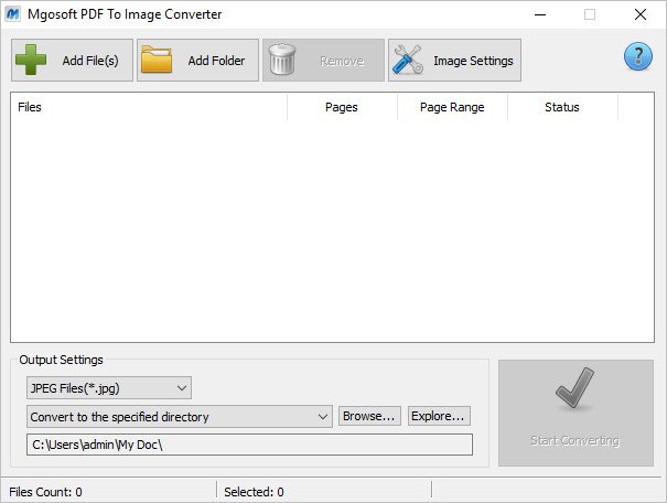 Mgosoft PDF To Image Converter 13.0.1