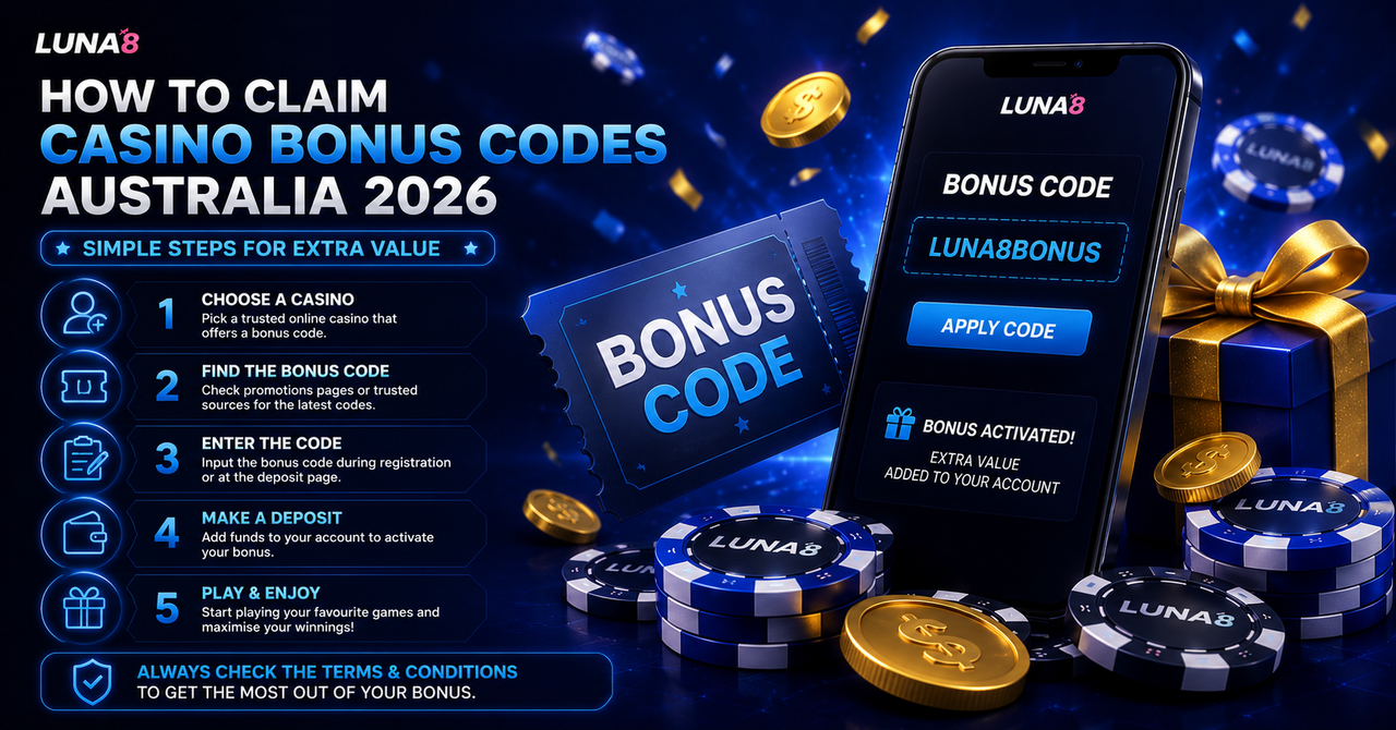 online casino bonus codes australia 2026