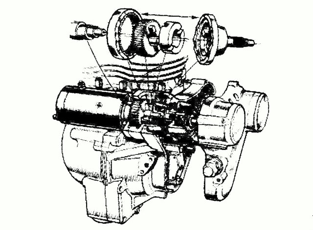 Timing side crankcase evolution