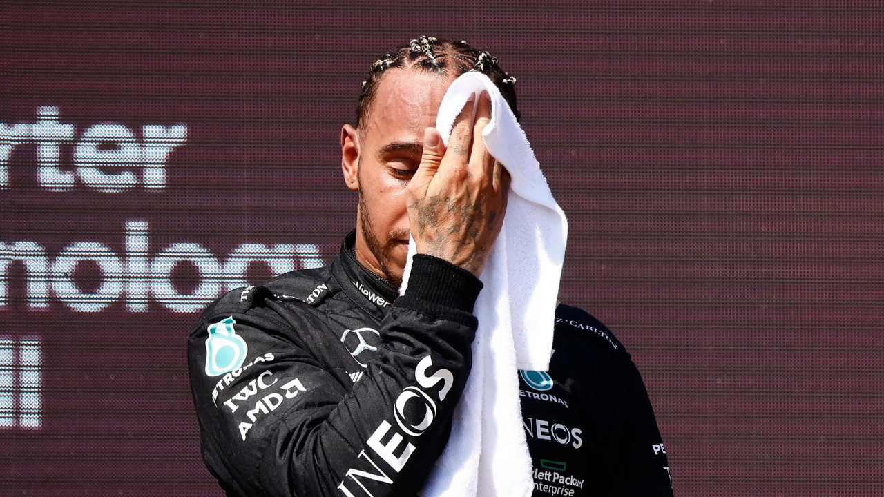 Lewis Hamilton soportó más de 50 grados el GP de Francia