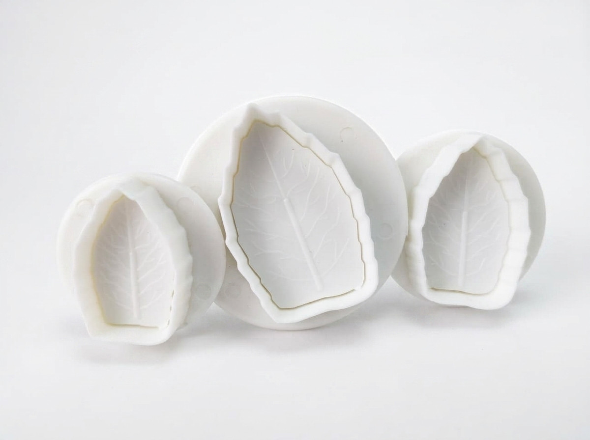 Molde expulsor hoja universal émbolo fondant pastillaje porcelanicrón