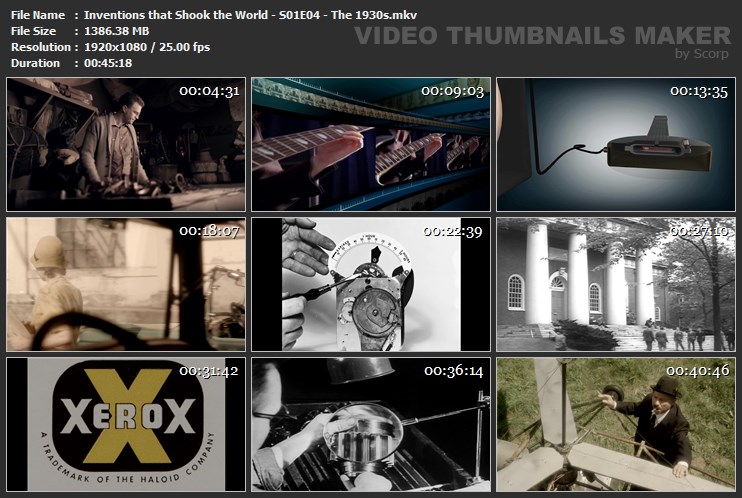 Inventions that Shook the World - S01E04 - The 1930s.mkv