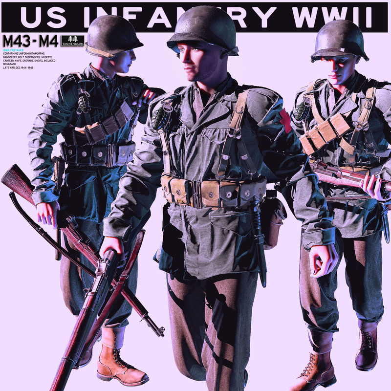 US Infantry WWII M43