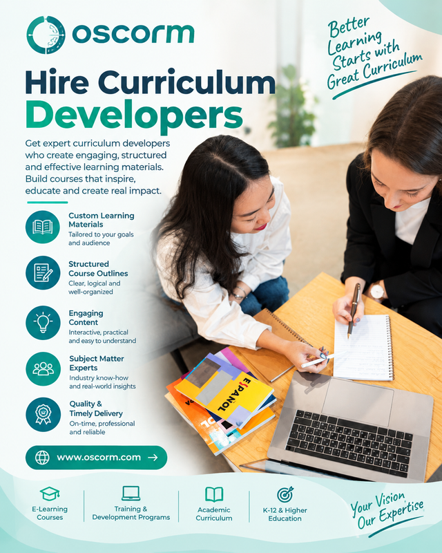 Hire Curriculum Developers