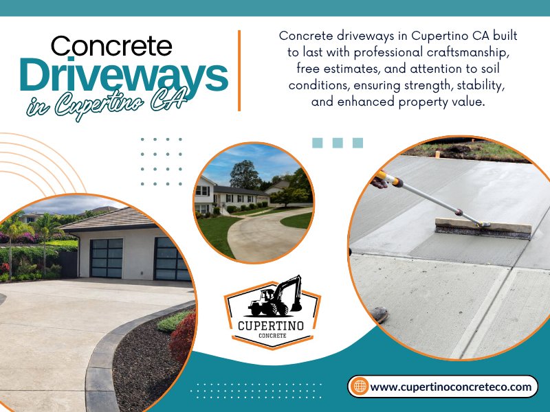 Concrete Driveways in Cupertino CA