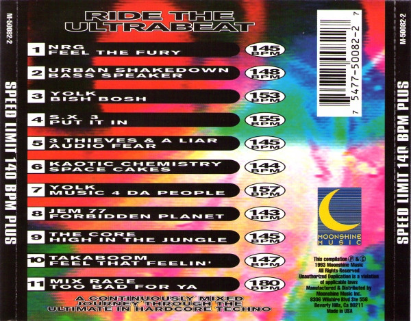 Music - 22/01/2023 - Speed 140 BPM+ The Sounds Of London Hardcore Techno (CD , Compilação)(Moonshine Music – M 50082-2)  1993 (FLAC) R-142879-1282595280