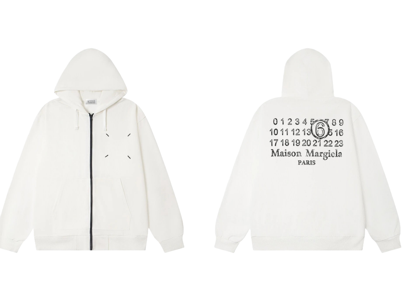 Maison Margiela Zipper Hoodie