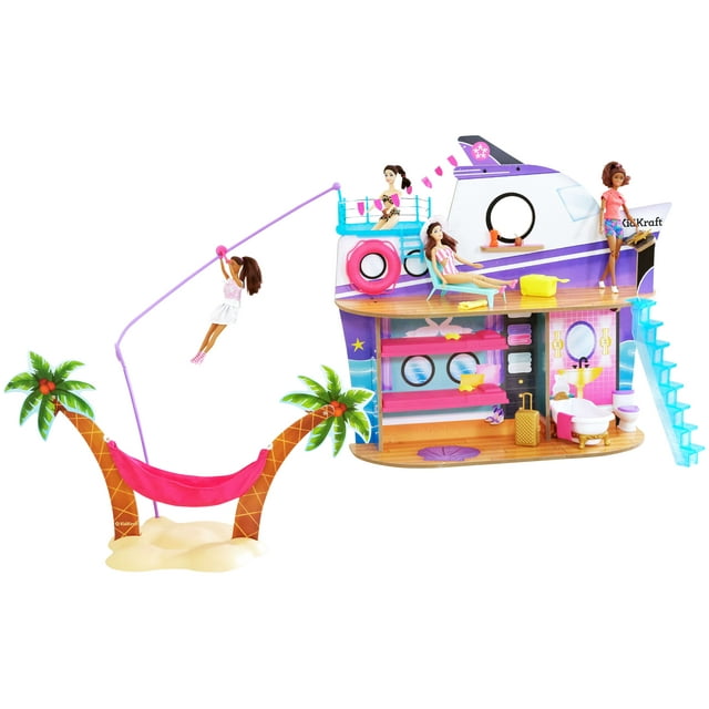 Get 70% off KidKraft’s 2-in-1 Cruise Ship & Island Dollhouse at Walmart