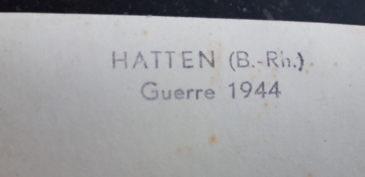 WWII Germany tank panzer PzKfw IV - KO Alsace 1944 France photo (post) card RPPC(4)