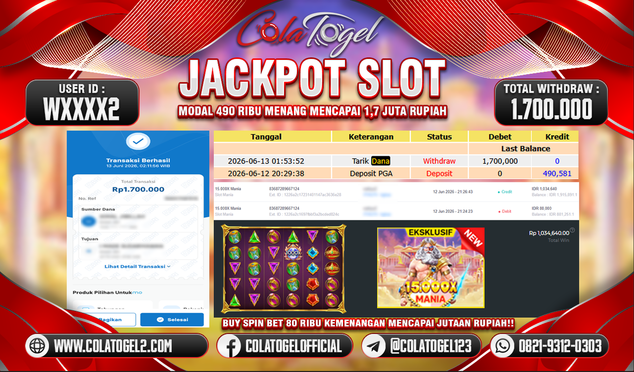 JACKPOT SLOT GACOR!!
