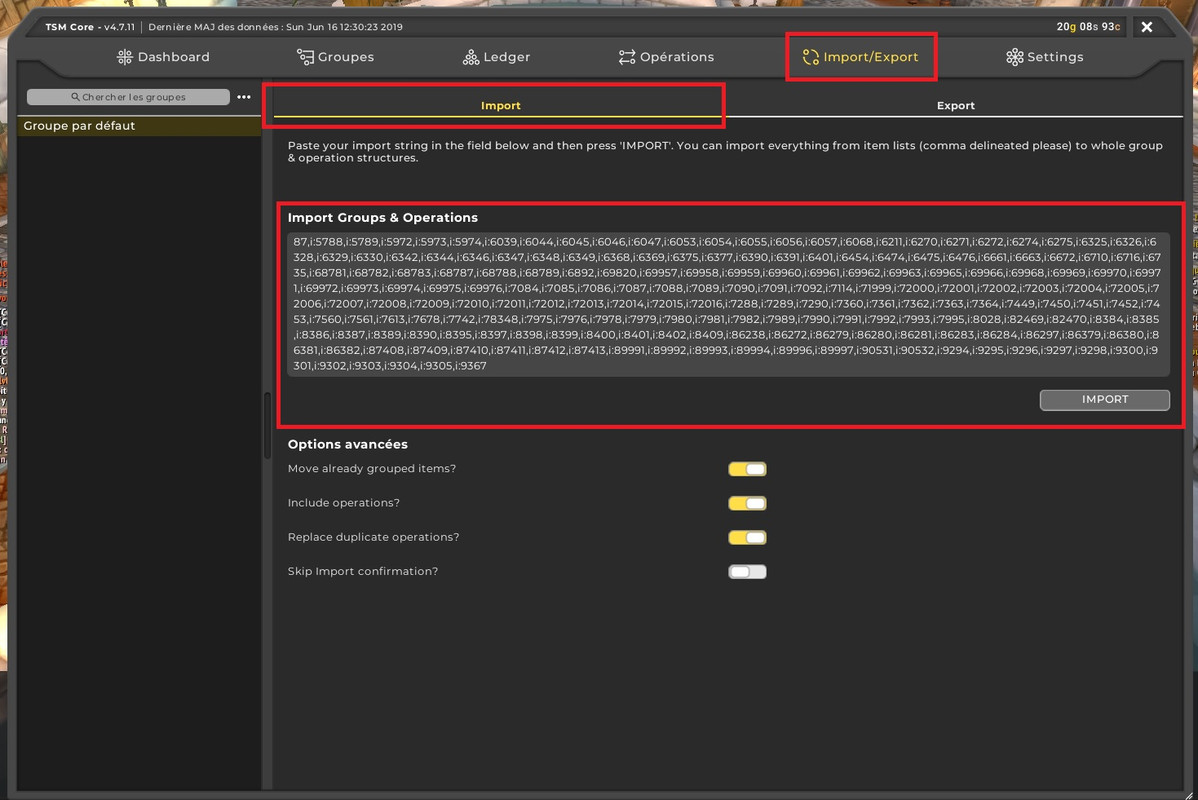 tsm4 operations import