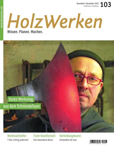 Cover: HolzWerken Magazin No 103 November-Dezember 2022