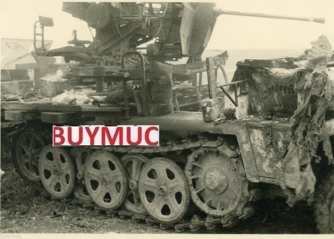 PHOTO SD KFZ HALBKETTEN FAHRZEUG HALF TRACK CAR DESTROIT (