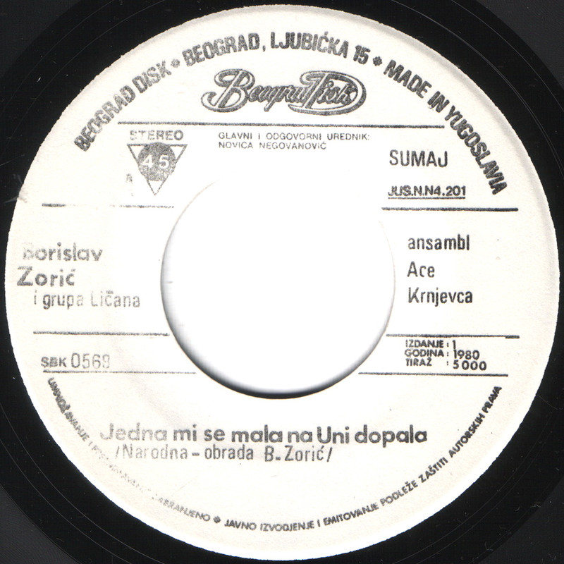 Borislav Zoric Licanin 1980 - 3 sA