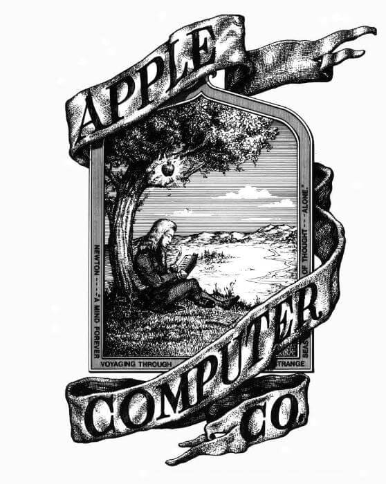 Первый логотип Apple - это не то, что вы думаете Первый логотип Apple - это не то, что вы думаете